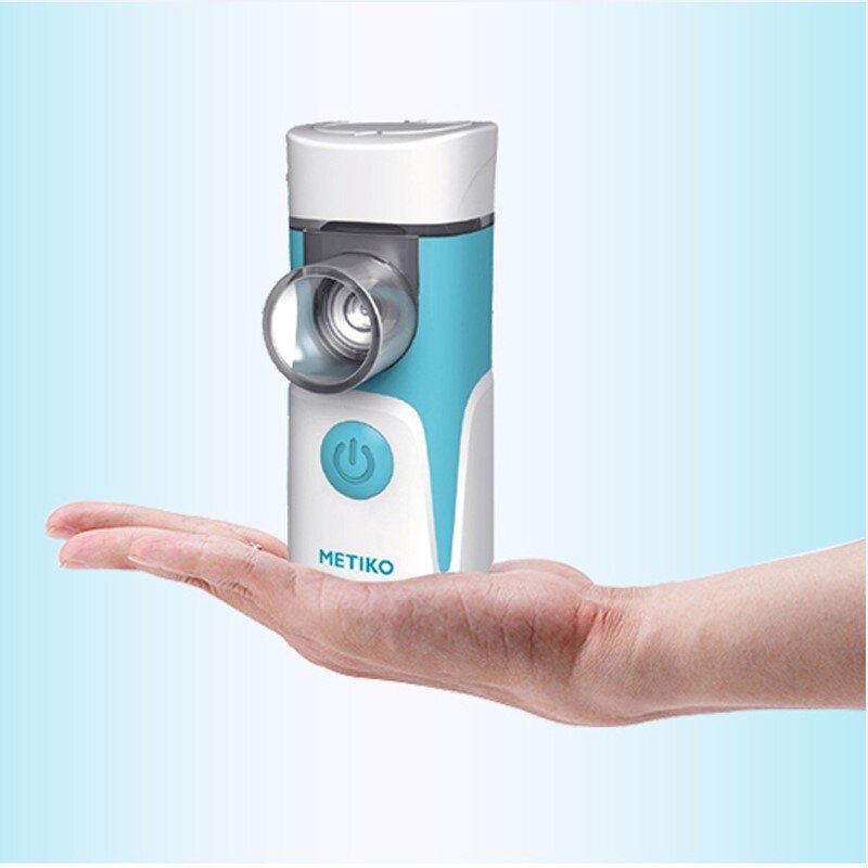 Mini Nebulizador de malla con música para niños y adultos, inhalador portátil con recarga USB, Nebulizador de mano para asma