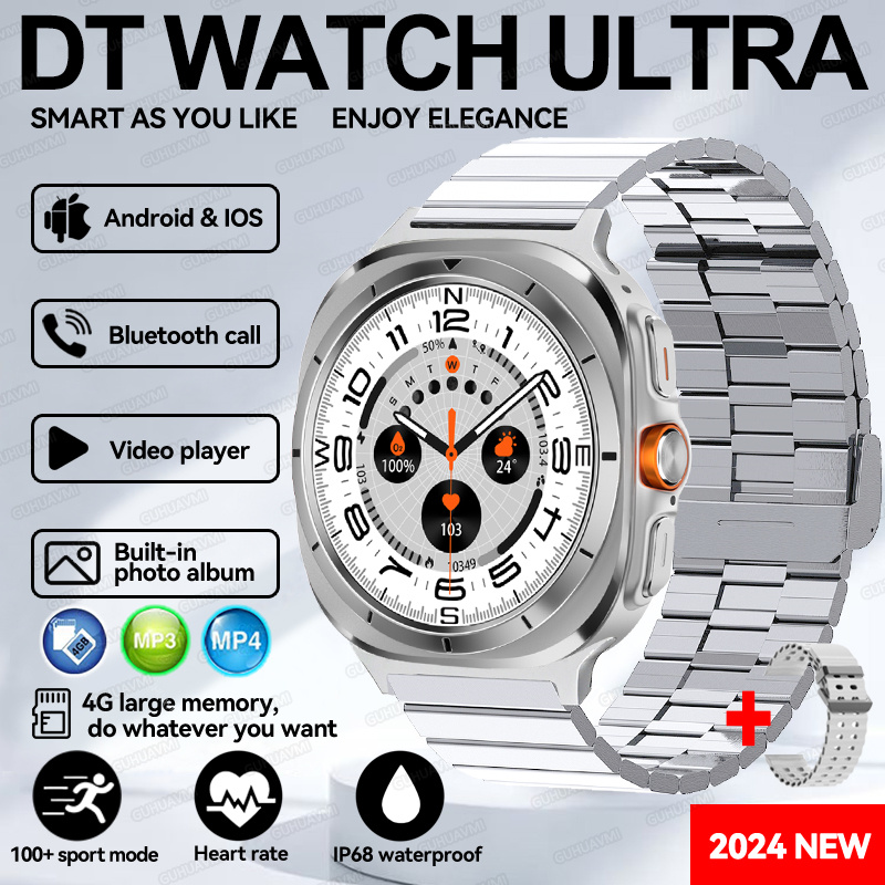 Moda Nuovo DT Orologio 7 Ultra Smart Orologio da uomo NFC GPS Riproduzione video 3D Chiamata Bluetooth Sport Auricolari TWS impermeabili Modalità Orologio: multicolore