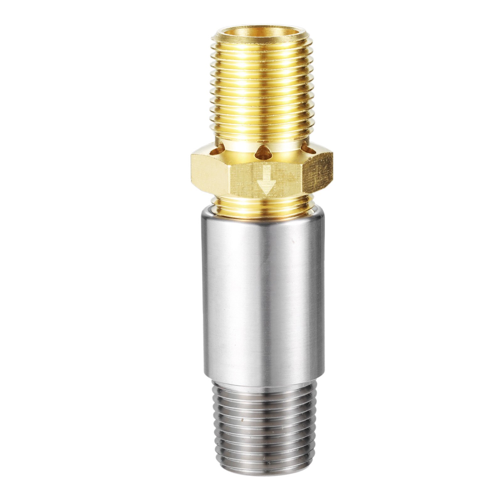 Liquid Propane Gas Fire Pit 1/2"" LP Air Mixer Mixture Valve,Stainless Steel & Solid Brass,High Capacity 90K BTU Fireplace Parts