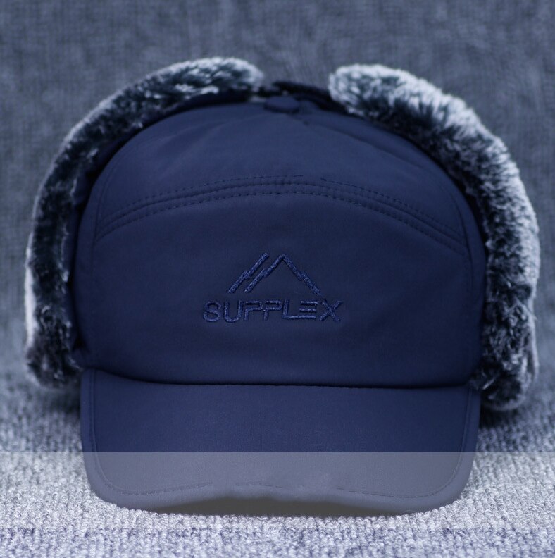 Chapeau coupe-vent en fourrure pour homme et femme, fausse oreille de bombardier, casquette à rabat, trappeur, Anti-neige, Protection thermique douce pour les oreilles