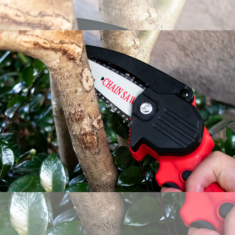 Magnitt Elektrische Kettingzaag 24V 4Inch Verwijderbare Snoeizaag Draagbare Houtbewerking Elektrische Mini Kettingzaag Hout Cutter Elektrische Zagen