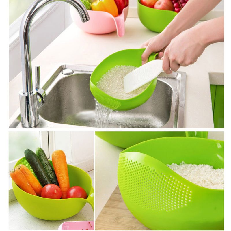 Filtre de lavage de riz, passoire, panier, passoire, bol de fruits et légumes, égouttoir, outils de nettoyage, Kit de cuisine domestique