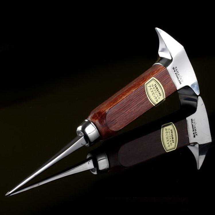 stainless steel needle wood handle Traditional Ice Crusher Ice Pick