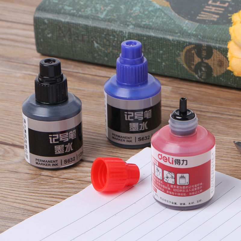 12Ml Waterdicht Direct Droog Graffiti Verf Pen Olie Inkt Refill Voor Marker Pennen