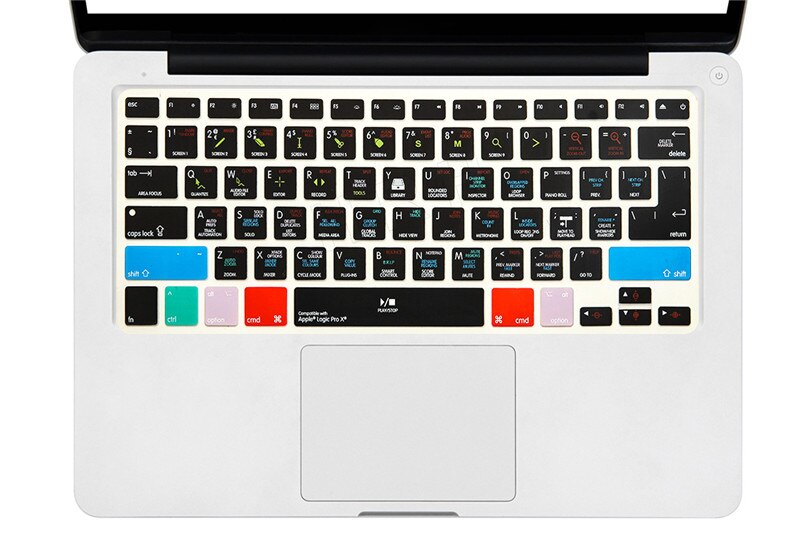 Ableton-funda de teclado para Macbook Pro, accesorio para teclado de acceso rápido, para Macbook Pro Air Retina 13 15 17 antes de: Logic Pro X