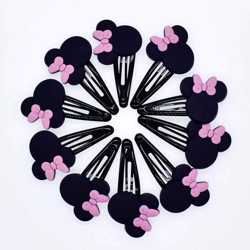 10 stuks schattige meisjes haarspelden in de vorm van een muis en een konijntje in de vorm van een kinderhaaraccessoire, haarspeldjes en haarclips, souvenir: 5