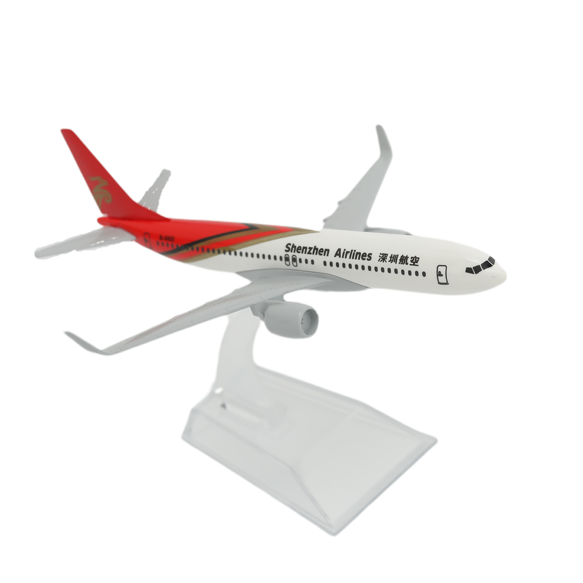 Shenzhen Airlines Boeing 737 Aircraft Model 15cm Alloy Aviation Collectible Diecast Miniature Ornament Souvenir Toys