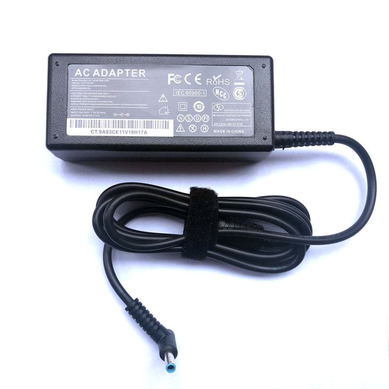 Adaptateur secteur 19.5V 2.31A 45W alimentation chargeur de batterie pour HP 15-r052nr ordinateur portable 741727-001 HSTNN-CA40 tpn-w122 4.5*3.0mm Jack