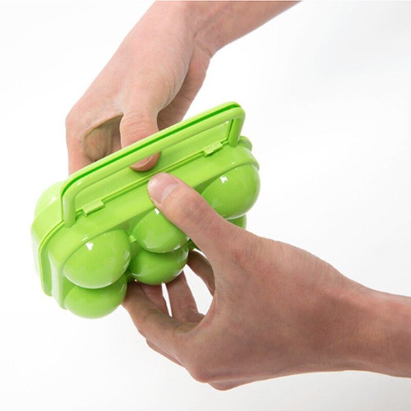 2/4/6/12 Grids Egg Storage Box Portable Egg Holder Container for Outdoor Camping Picnic Eggs Box Case Kitchen Organizer Case