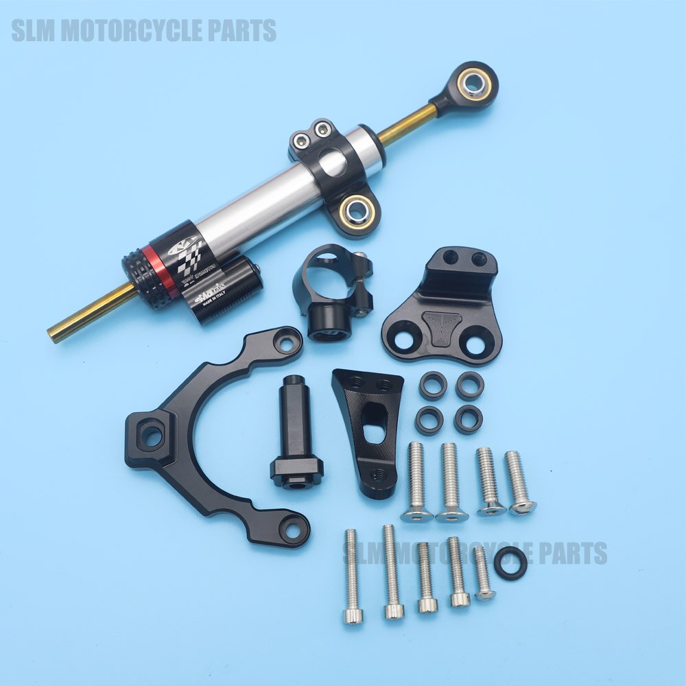 Motorcycles Adjustable Steering Stabilize Damper Bracket Kit For Kawasaki Z900