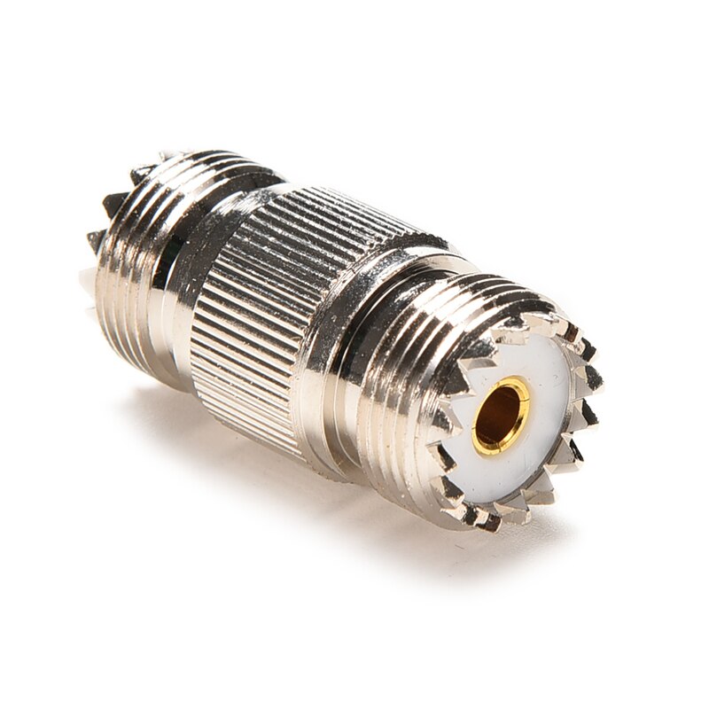 SO-239 PL259 UHF Female To Female RF Coax Cable Adapter Connector UHFKK M SO239 Coaxial Adapter Connector 1pc