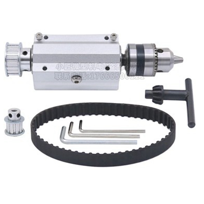 Unpowered Bench Drill Spindle Assembly, Small Micro Beads Machine, Mini Torno para Carpintaria, Fresadora, Furadeira Elétrica, DIY
