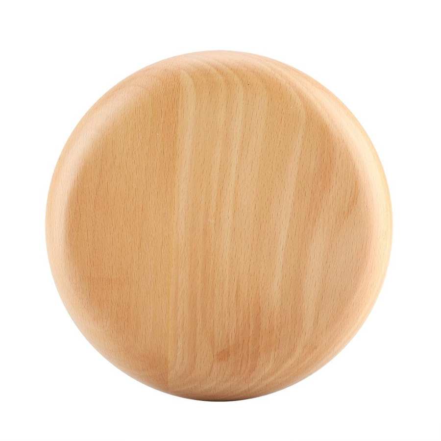 Miljøvenlig bøgetræ rund fad frugt / servering af mad & bageri til daglig brug