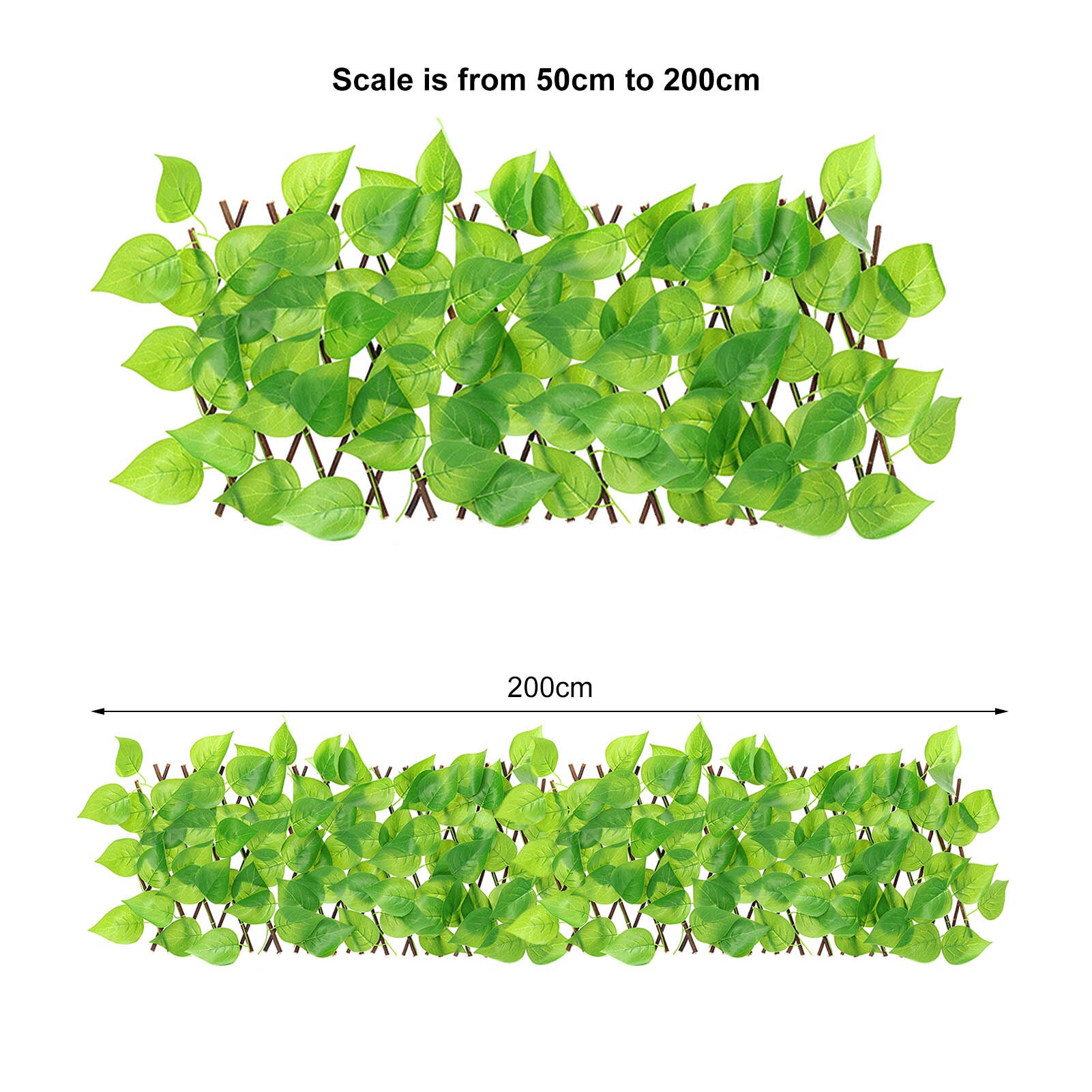 Gum Green Dill Retractable Artificial Willow Wood Fence Protect Privacy Fence Garden Hedge Suitable For Wall Fence Screens