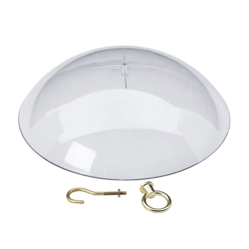 Bird Feeder Weather Guard Ant Moat for Outdoors Hummingbird Feeders Dome Cover Plastic Baffle Preventing Rain &amp; Snow 10"