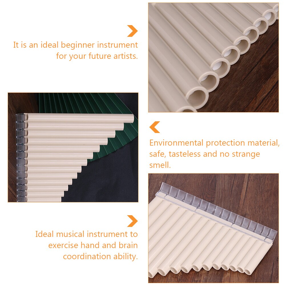 Beginner Row Flute Portable Panpipes Pan Flute Children Musical Instrument