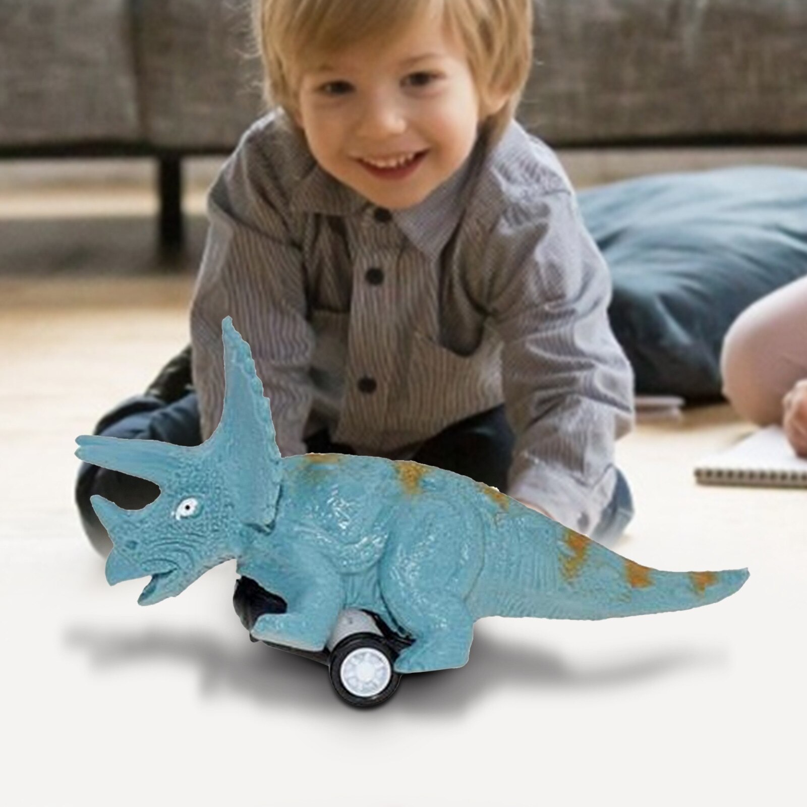 Simulazione Dinosaur Car interessante imitazione Dinosaur Glider bambini modello realistico decorazioni per la casa per bambini natale