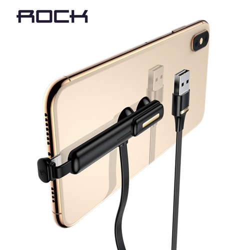 ROCK Spiel Ladegerät USB Kabel für iPhone X 6 7 8 Plus Schnelle Lade Datenkabel mit Saugnapf für iOS handy Ladung Kabel: Default Title
