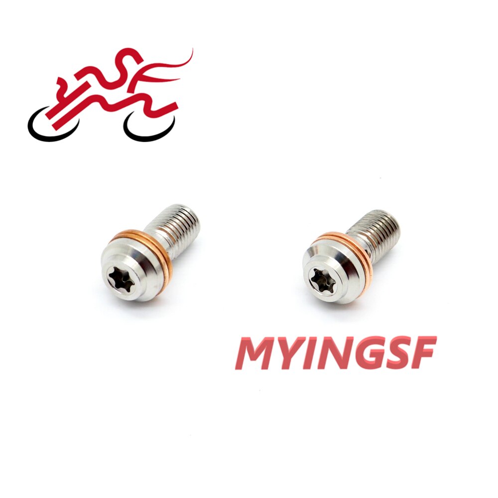 Universal Stainless Banjo Bolts Hydraulic Clutch Brake Master Cylinder Screw Front Rear Brake Caliper Bolt M10 x 1.25 Motorcycle: 2 piece