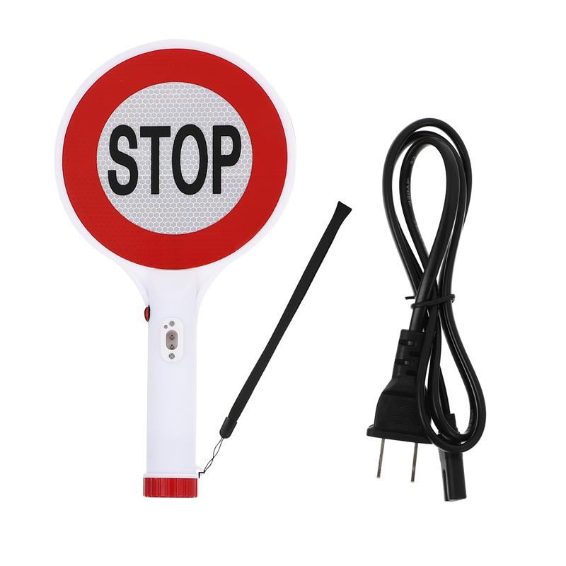 1pc Rechargeable Sign Board Useful LED Traffic Sign Premium Warning Sign Light: Default Title