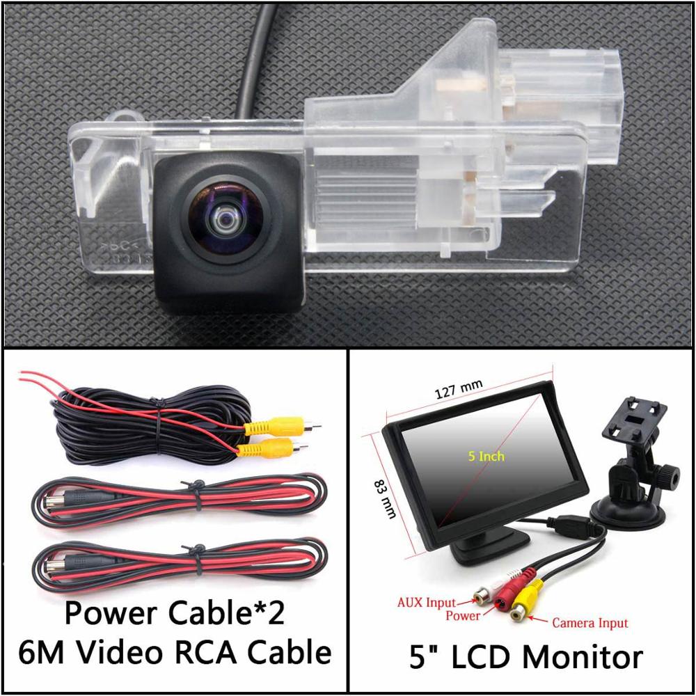 175 graden hd achteruitrijcamera voor renault scenic 2 ii renault grand scenic 2003 parkeermonitor: Cam voeg 5 inch lcd toe