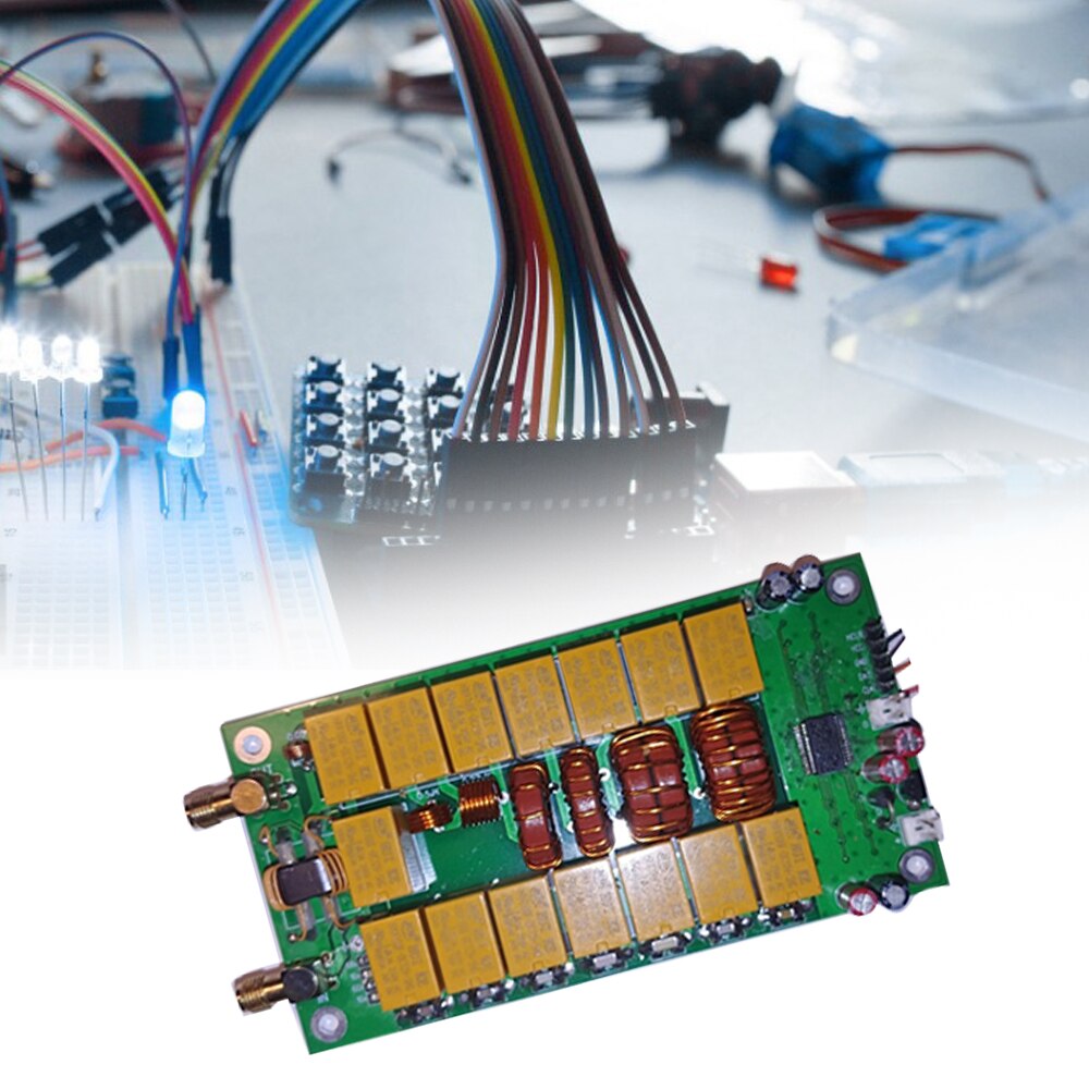 Automatic Antenna Tuner Kit OLED Antenna Tuner 0.96 Inch 100W Automatic Antenna Tuning Instrument Automatic Antenna Adjuster