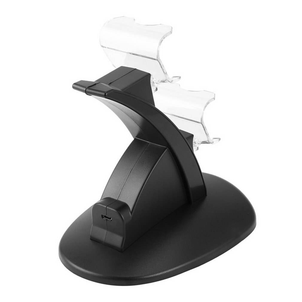 Dua USB Charging Socket Kit Charger Dock Stand Cradle For PS4 Console Controller Play Station Game Pad With USB Cable