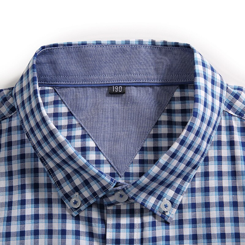 100% de algodón para hombre, camisa de manga corta, 8XL, 7XL, 7XL, de talla grande, informal, holgada, a cuadros, para trabajo de negocios, ropa de