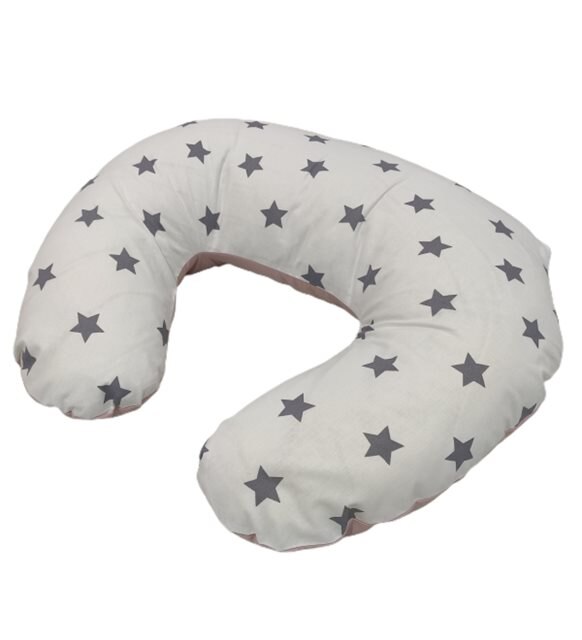 Cuscino per allattamento per bambini variazioni di colore a motivi a stella prodotti per madre-neonati cuscini per allattamento: powder-grey