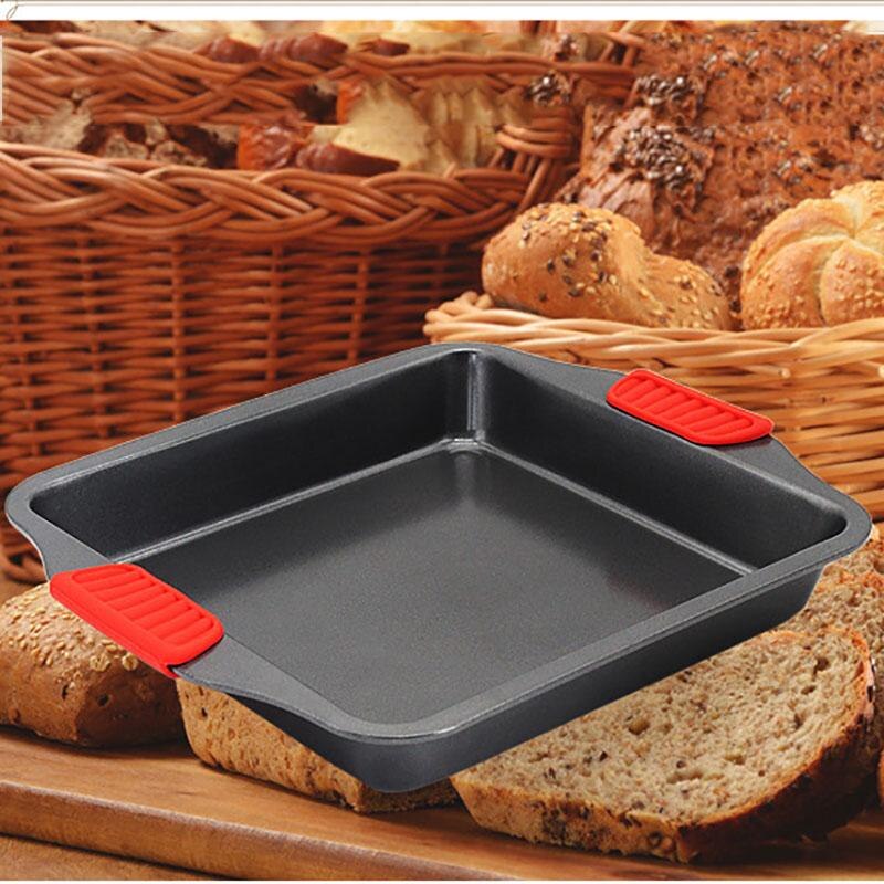 Carbon Steel Baking Tray Square Rectangle Baking Pan Sheet Nonstick Oven Baking Dishes Pans for Home Baking Kitchen Supplies