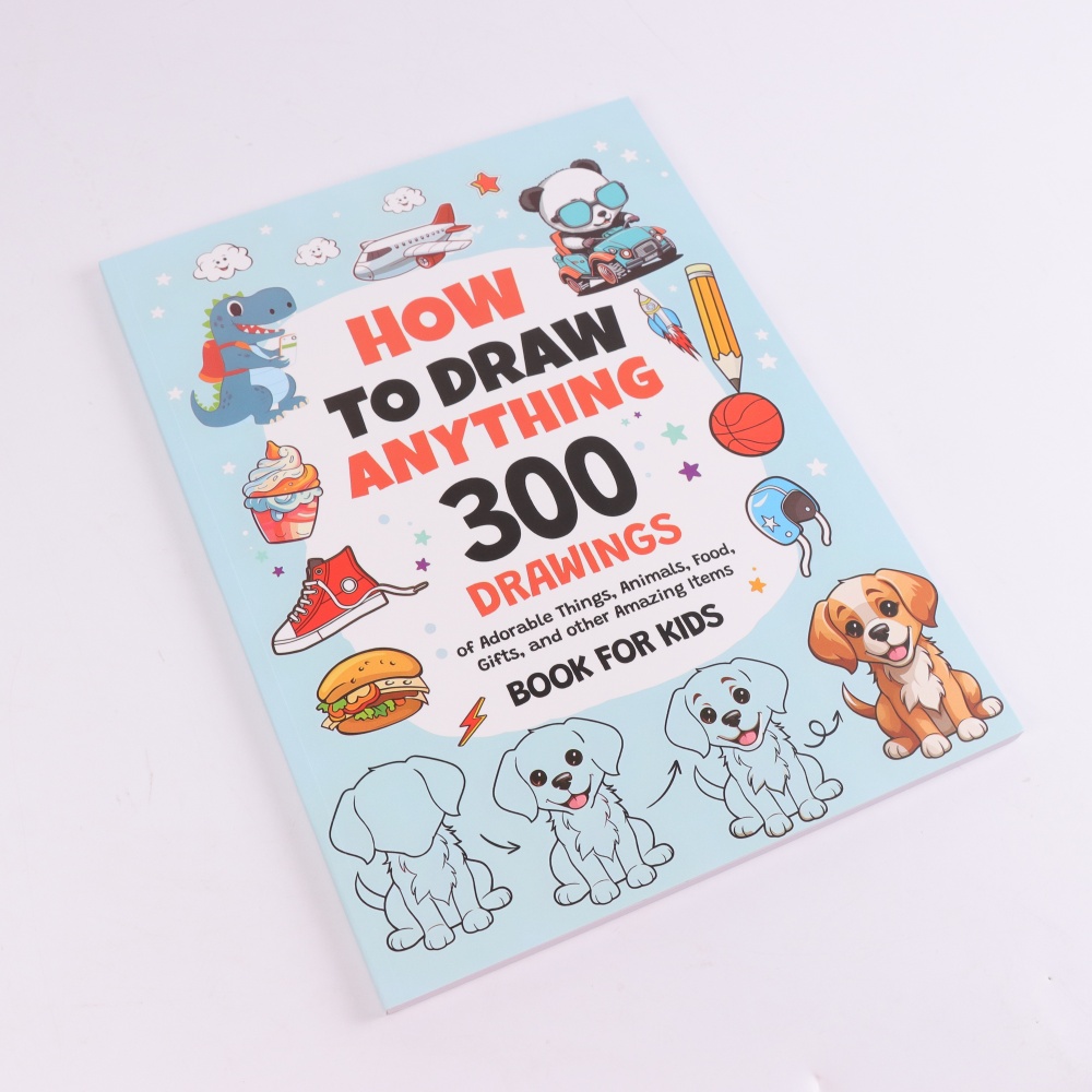 How to Draw Anything for Painting Enthusiast, 300 Cute Step-by-Step Simple Drawings of Adorable Things, Animals, Food,: Blue