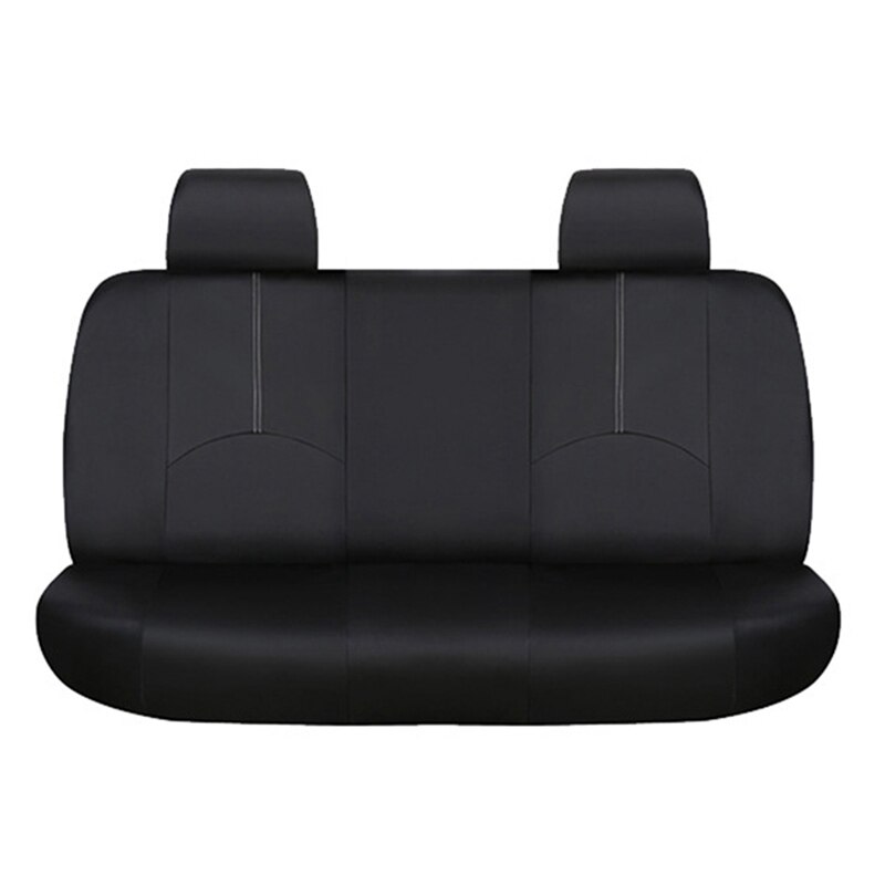 Auto PU Lederen Voor Achter Stoelhoezen Terug Emmer Auto Bekleding Auto Interieur Auto Seat Protector Cover: 1pc Back Seat Cover
