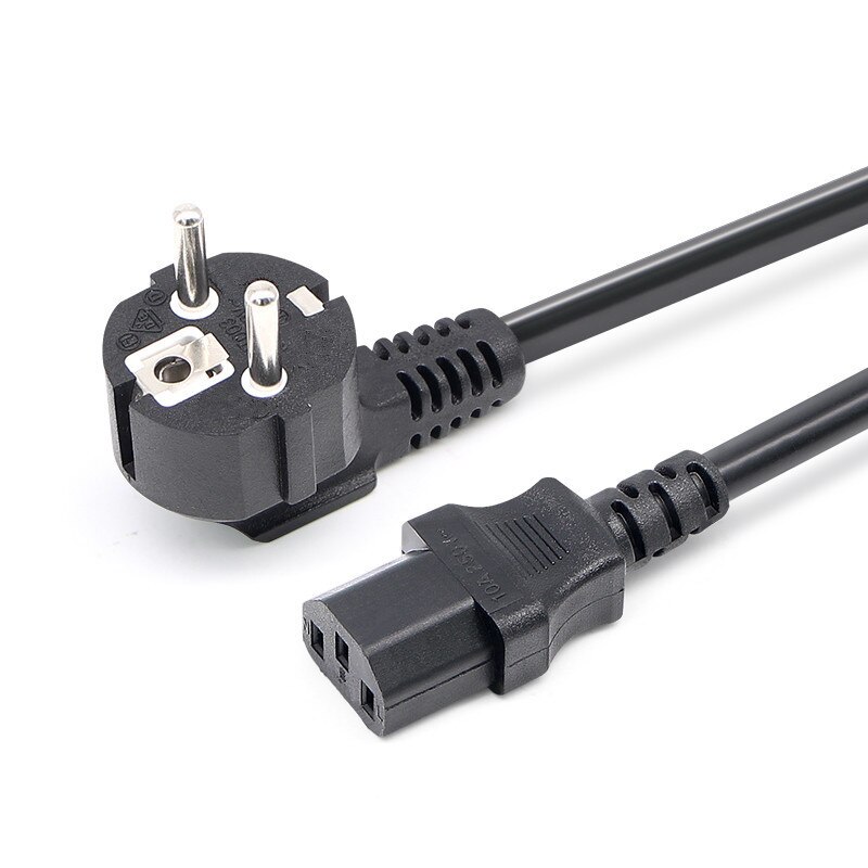 EU Euro US DC Power Kabel VDE Verlengsnoer 1.8m Voor Dell PC Computer Monitor Printer Samsung LG TV Xbox Een: Default Title