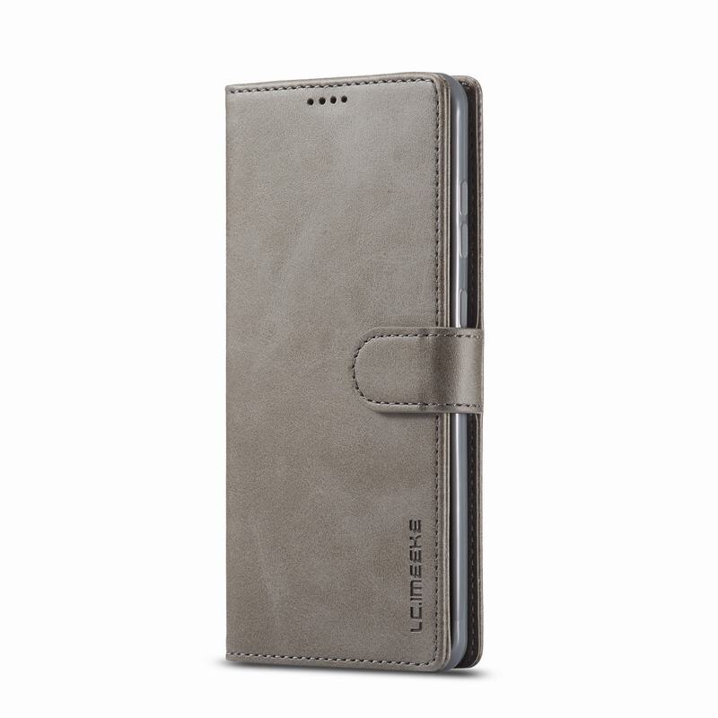 Leather Case Voor Samsung Galaxy A50 Case Flip Portemonnee Boek Case Voor Samsung A30s Telefoon Tassen Case Met Stand Luxe cover Capa: For Samsung A30S / Grey