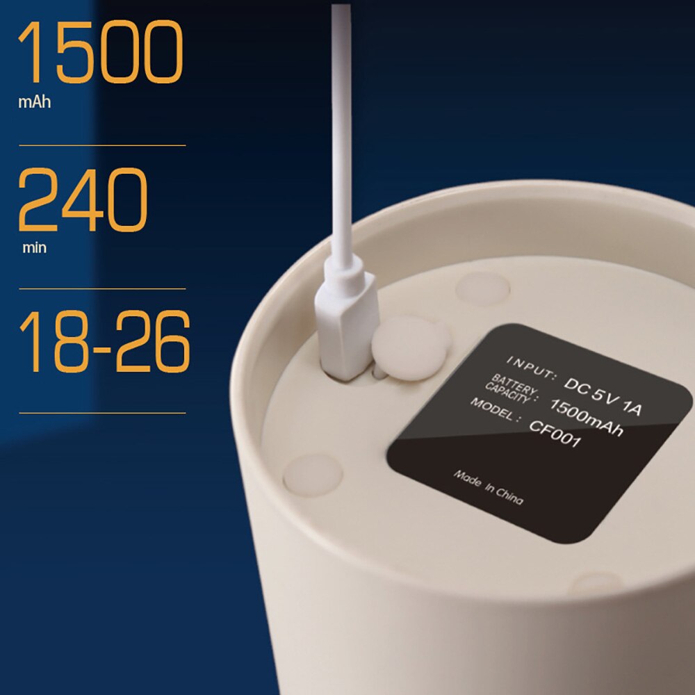 2022 Mini Draagbare Koffiezetapparaat Usb Opladen Automatische Grinder Thuis Car Office Koffiemolen