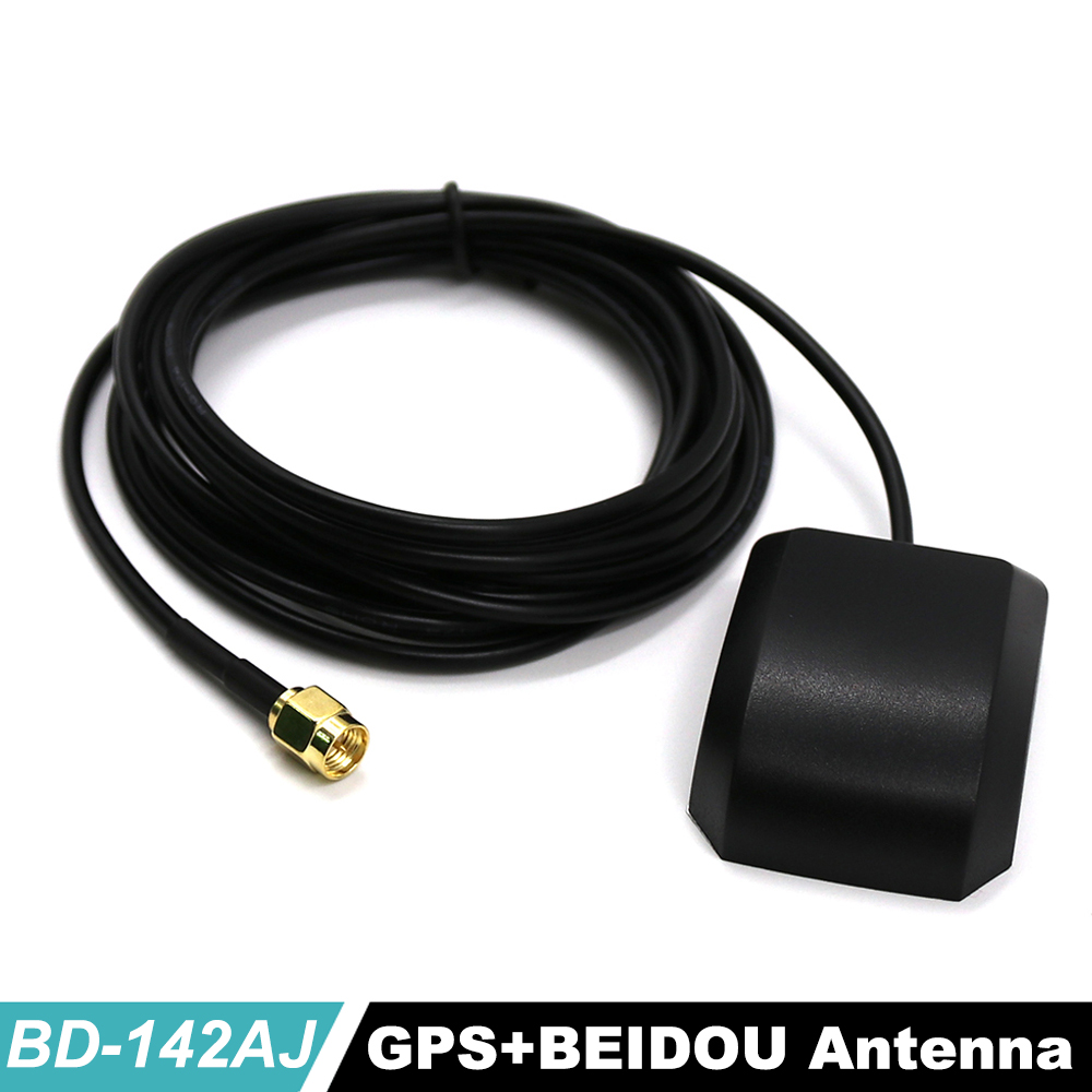BEIDOU + GPS sterke ontvangen signaal SMA straight SMA-J connector high gain externe actieve antenne, BD-142AJ