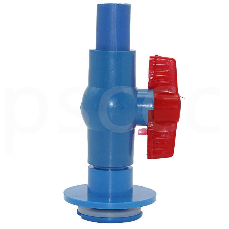 Aquarium Pipe Connectors Fish Tank Water Joint PVC Waterproof Connectors Aquarium Accessories Water Tank Fitting Pipe: Gray / 1 unit