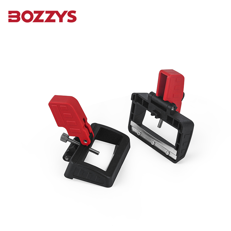 Single-pole and Internal-trip Multi-pole 480 600 Volt Clamp-On Circuit Breaker Lockout Device