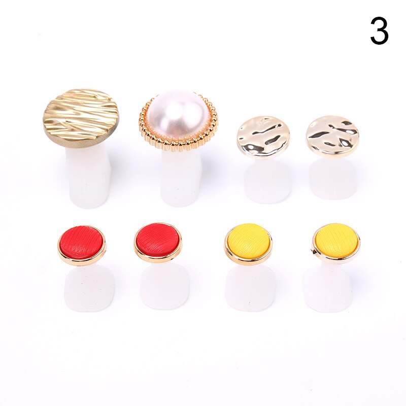 8 Stks/set Toe Silicone Separator Pedicure Separator Nail Art Diy Voetverzorging Gereedschap: Goud