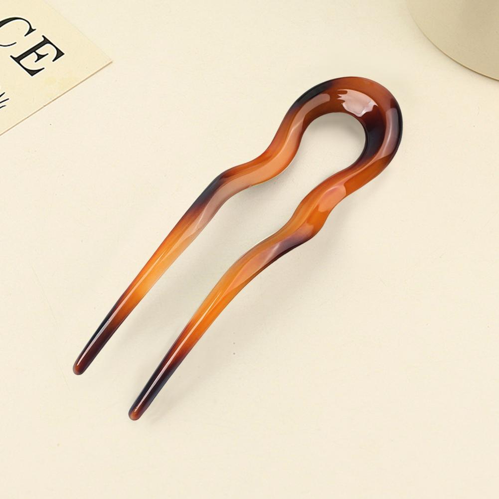 13cm French Hair Pin For Thick Thin Hair U-shaped French Twist Stick Hair Fork Chignons Pins Women Long Hair-Styling Accessories