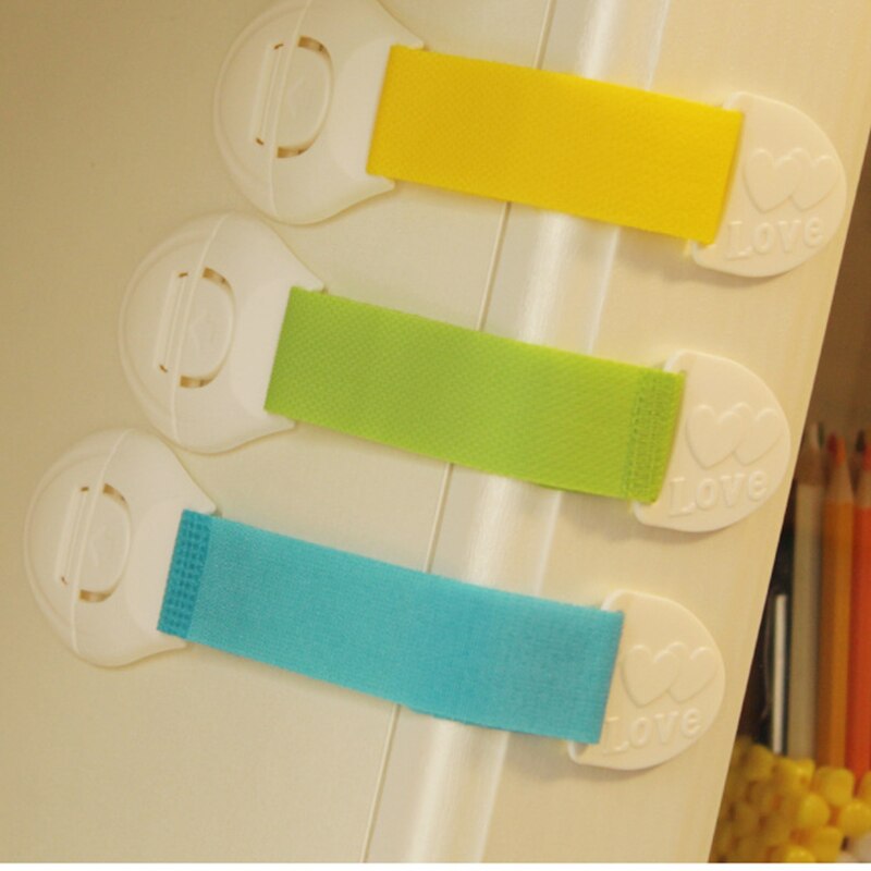 1 Uds. Cerradura para niños, protección de puertas de bloqueo para niños, seguridad para niños, cierre de plástico, seguridad para bebés para cajones