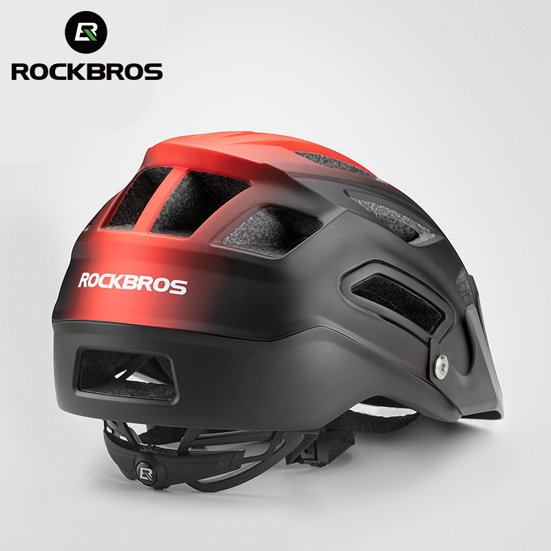 Rockbros capacete de bicicleta masculino feminino eps segurança ciclismo capacete ultra-leve integralmente moldado mtb mountain road capacete de bicicleta