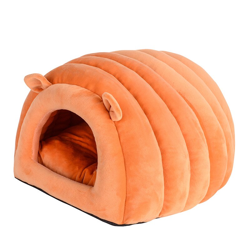 Casa de perro portátil para interiores, cama suave, cálida y cómoda, cueva para dormir para gatos y cachorros, perrera, nido para mascotas, productos de interior: 1 / S