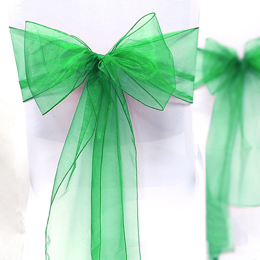 Effen Stoel Terug Garen Stoel Sjerpen Bruiloft Organza Sjerpen Terug Garen Voor Stoelen Bruiloft Stoel Decoratie Hotel Decor