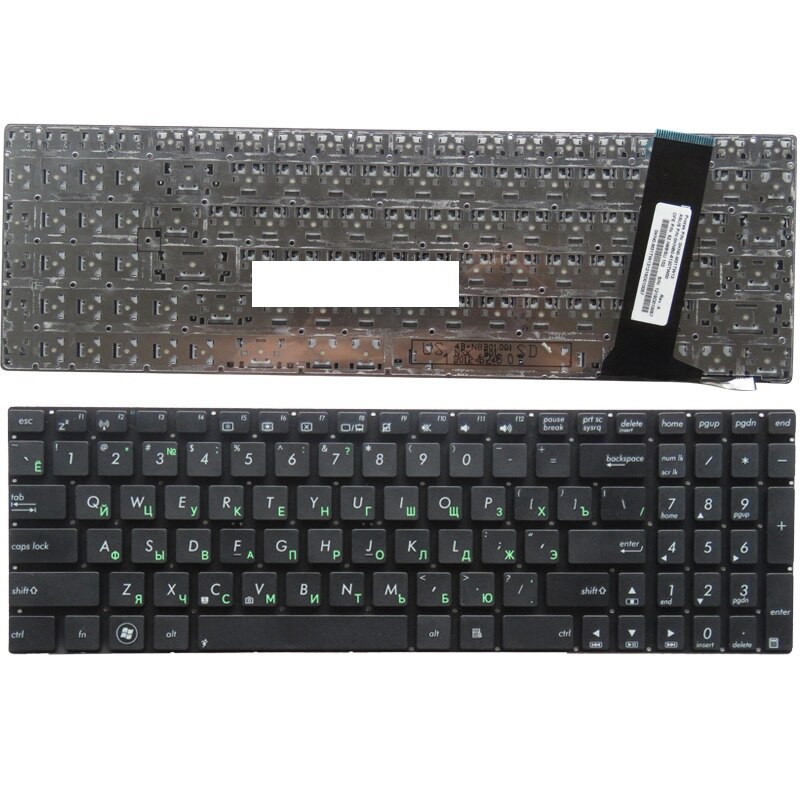 Russian Keyboard for Asus Q550 Q550L Q550LF G550 G550J G550JK N750 N750J N750JK N750JV Black without backlit RU KEYBOARD