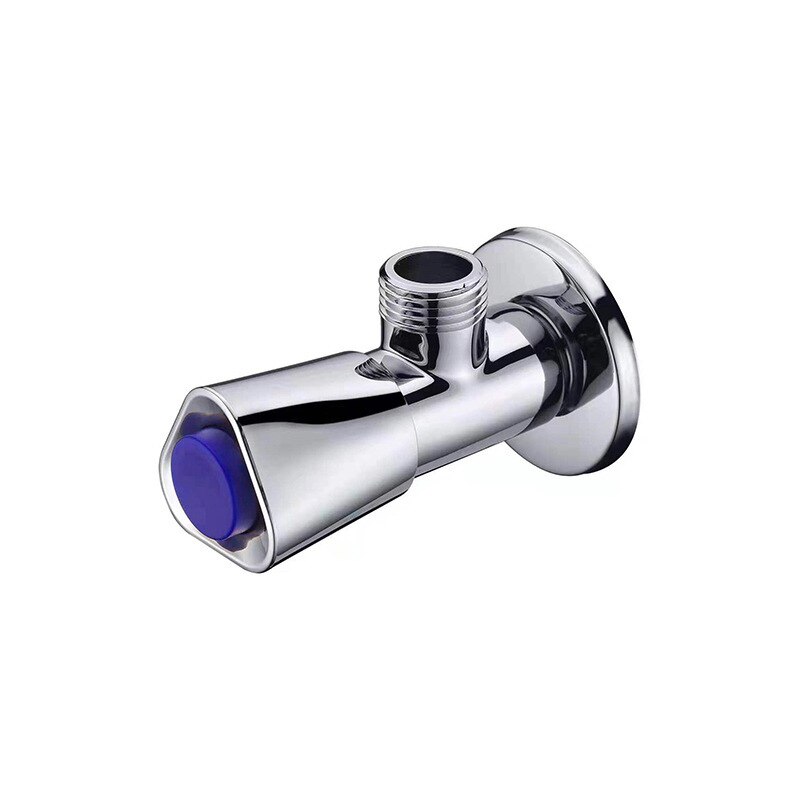 Bathroom Angle Valve Anti-explosion Thicken Toilet Triangular Valve Copper Push Button Switch Valve Wall Mounted for Toilet Sink: A1