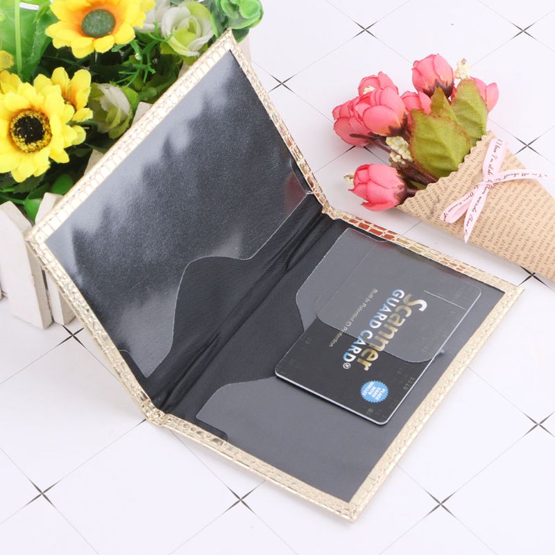 Portable Credit Card Protector RFID Blocking NFC Signals Shield Secure For Passport Case Purse