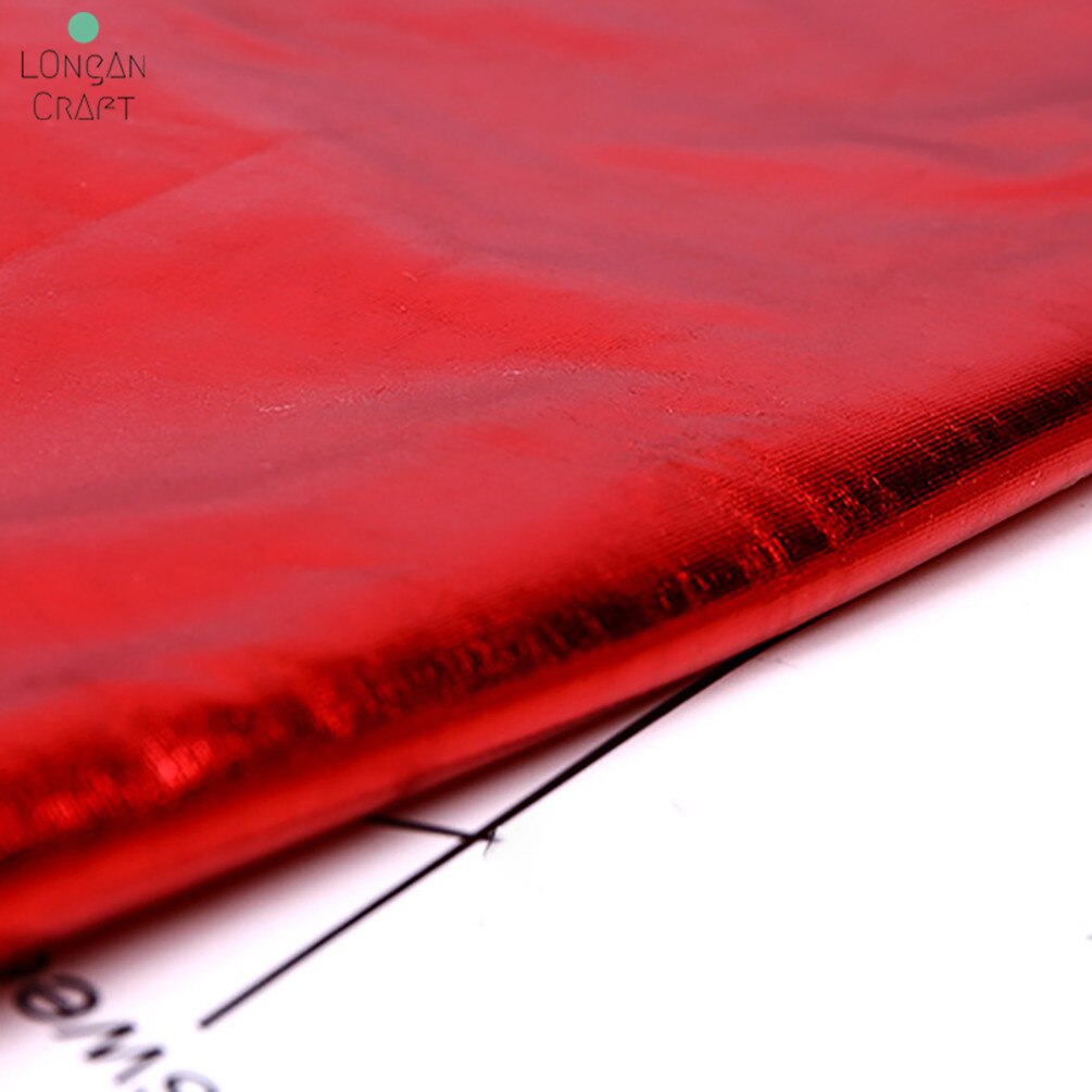 150cm*50cm stretch glänsande guld bronzing spandex tyg material pu läder tyg för diy scen cosplay kostym klänning