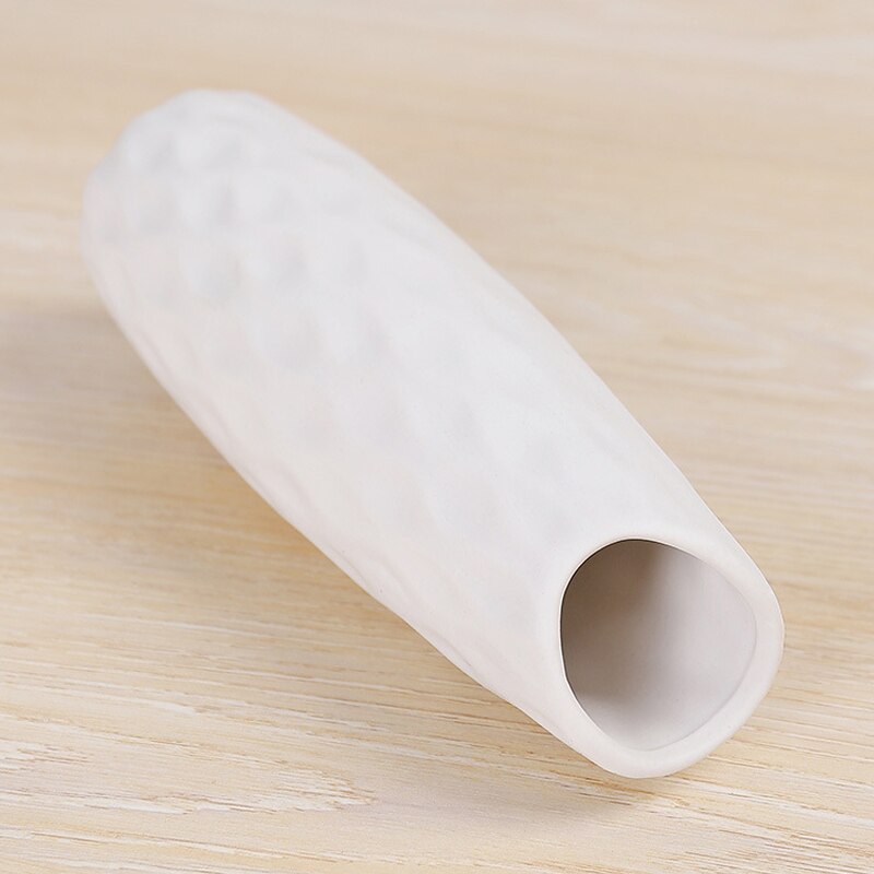 Vilead Keramik Weiß Vase nordisch Minimalismus Stil Kleine Elegante Vasen für Tisch Wohnzimmer Büro Balkon Ornamente für Hause
