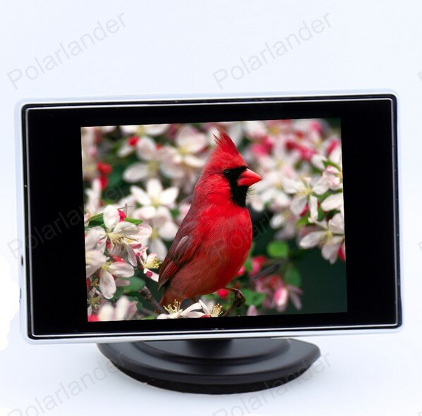 Voor Achteruitrijcamera Parking digitale kleur 3.5 inch Tft LCD kleine display voor Camera Achteruitkijkspiegel Auto Monitor